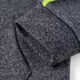 VIDAXL Sweat-shirt a capuche fermeture eclair enfants gris melange 128