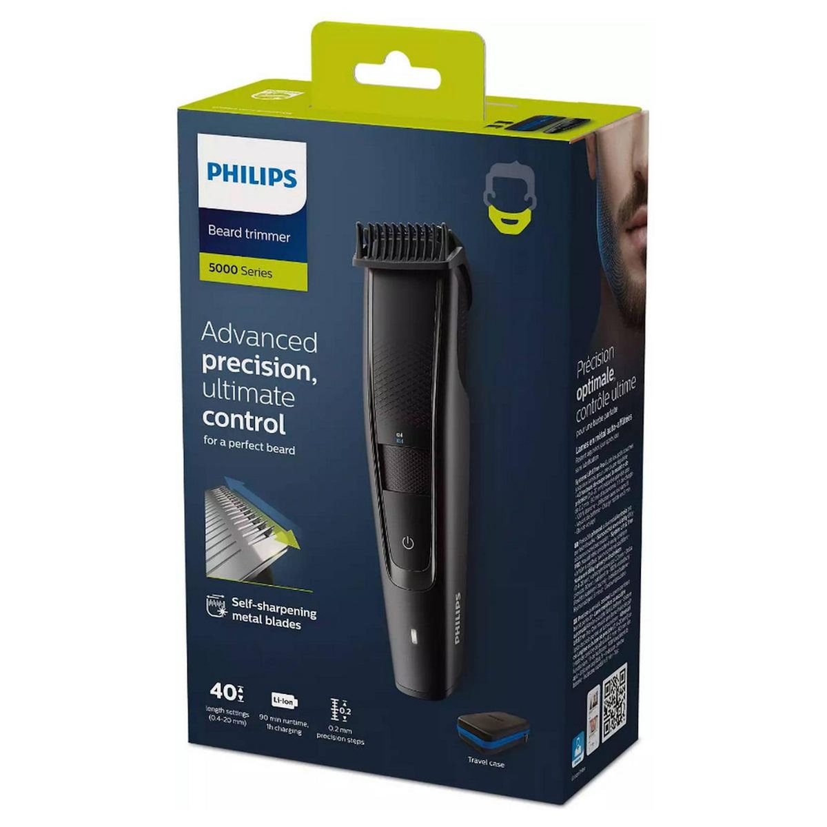Philips Tondeuse à barbe rechargeable + secteur - BT5515/70