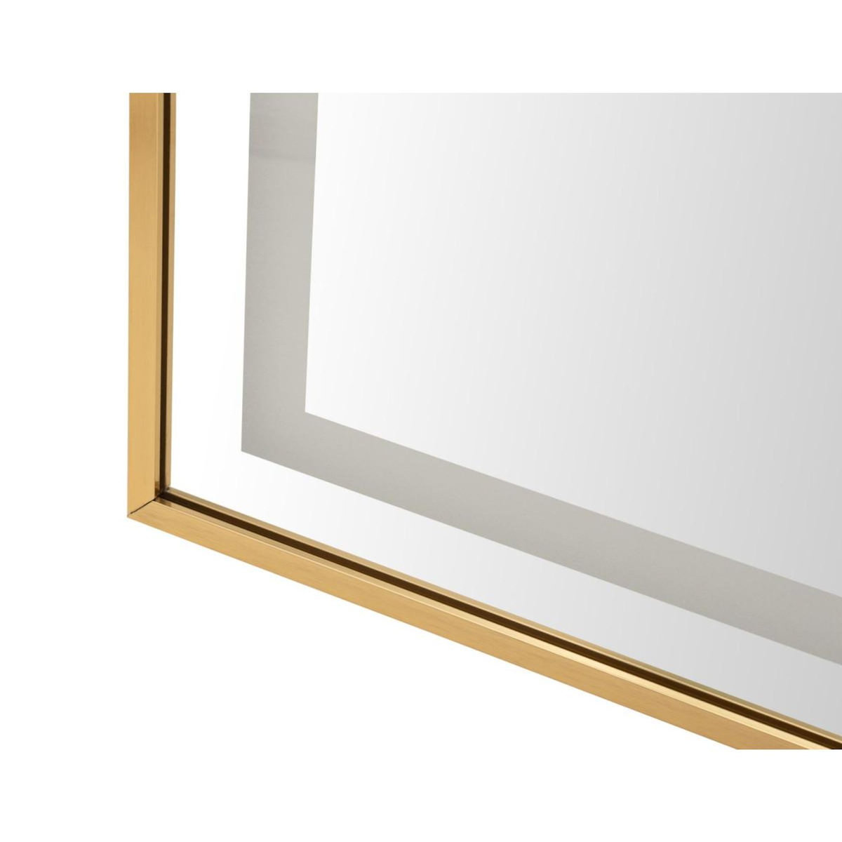 Paris Prix Miroir sur Pied LED  Simple Arc  160cm Or