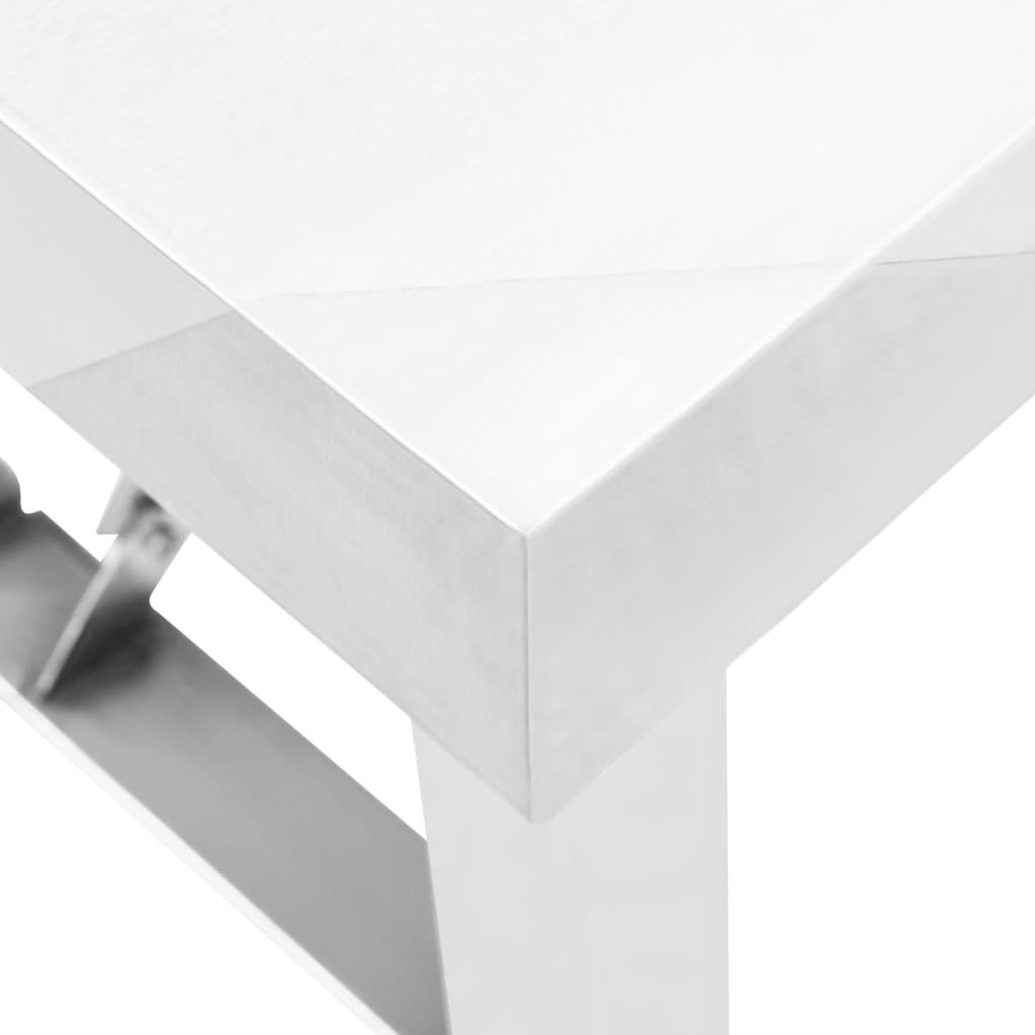 Voir la diapositive 5 : VIDAXL Table de travail pliable de cuisine 100x60x80 cm Inox