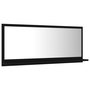Voir la diapositive 4 : VIDAXL Miroir de salle de bain Noir 90x10,5x37 cm Agglomere