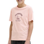 Jack & Jones T-Shirt Rose Garçon Jack & Jones Tucket. Coloris disponibles : Rose