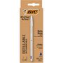 Voir la diapositive 1 : BIC Lot de 1 stylo bille métal rechargeable pointe moyenne 1.0mm + 2 recharges CRISTAL RE NEW bleu