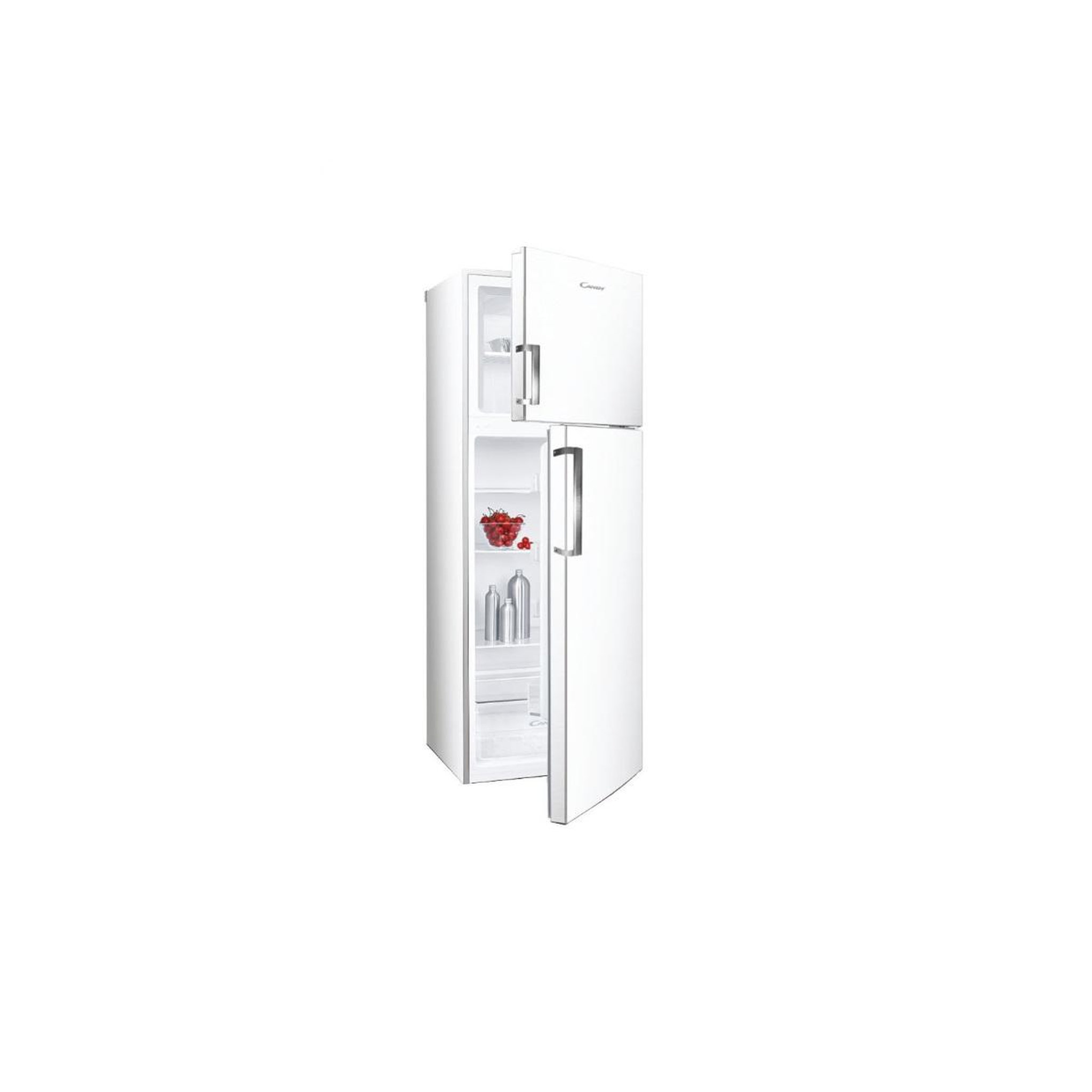 Voir la diapositive 3 : Candy Réfrigérateur combiné 60cm 304l statique - cdh1s617ewh