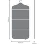 Voir la diapositive 4 : BRABANTIA Housse table à repasser Planche défroisseur pliable Grey
