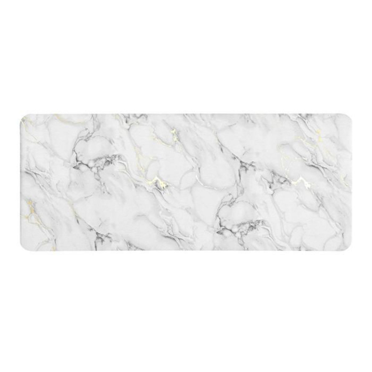 Paris Prix Tapis de Bain Déco  Venor  50x120cm Gris