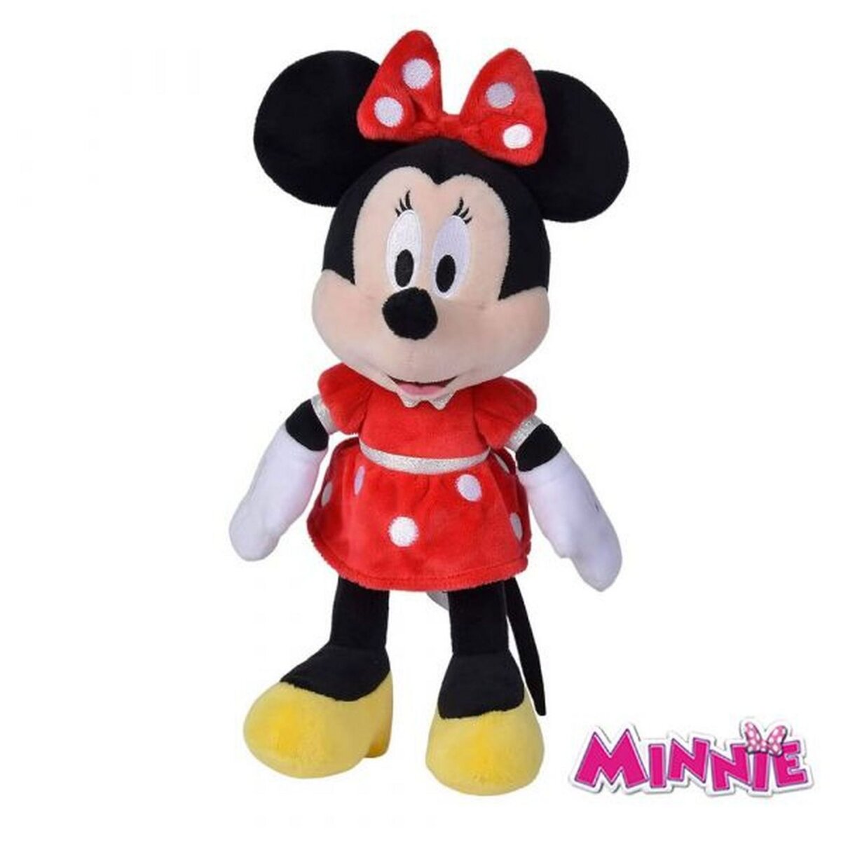 SIMBA Peluche Disney Minnie Robe Rouge