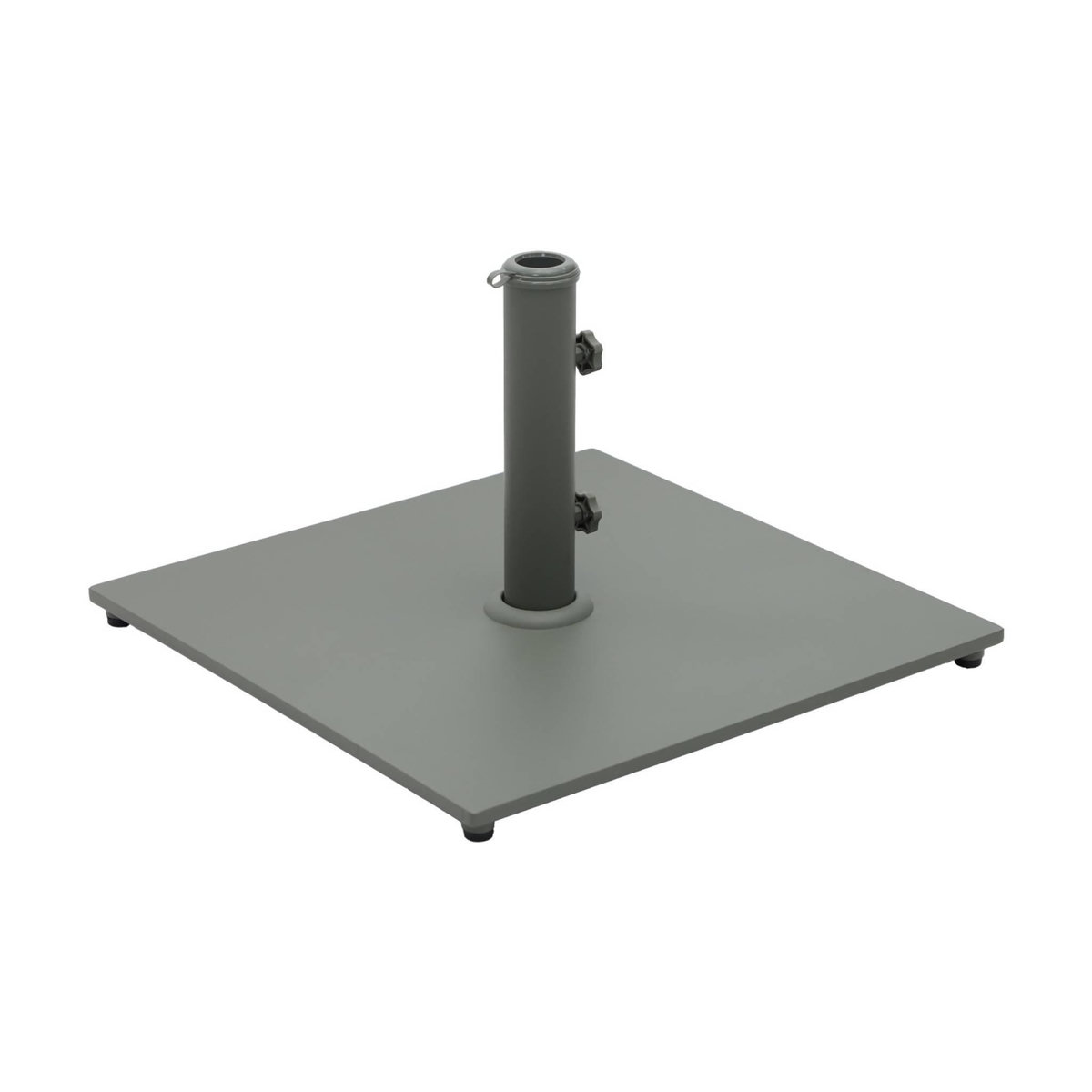 SWEEEK Pied carré en acier pour parasol à mât central - Terra
