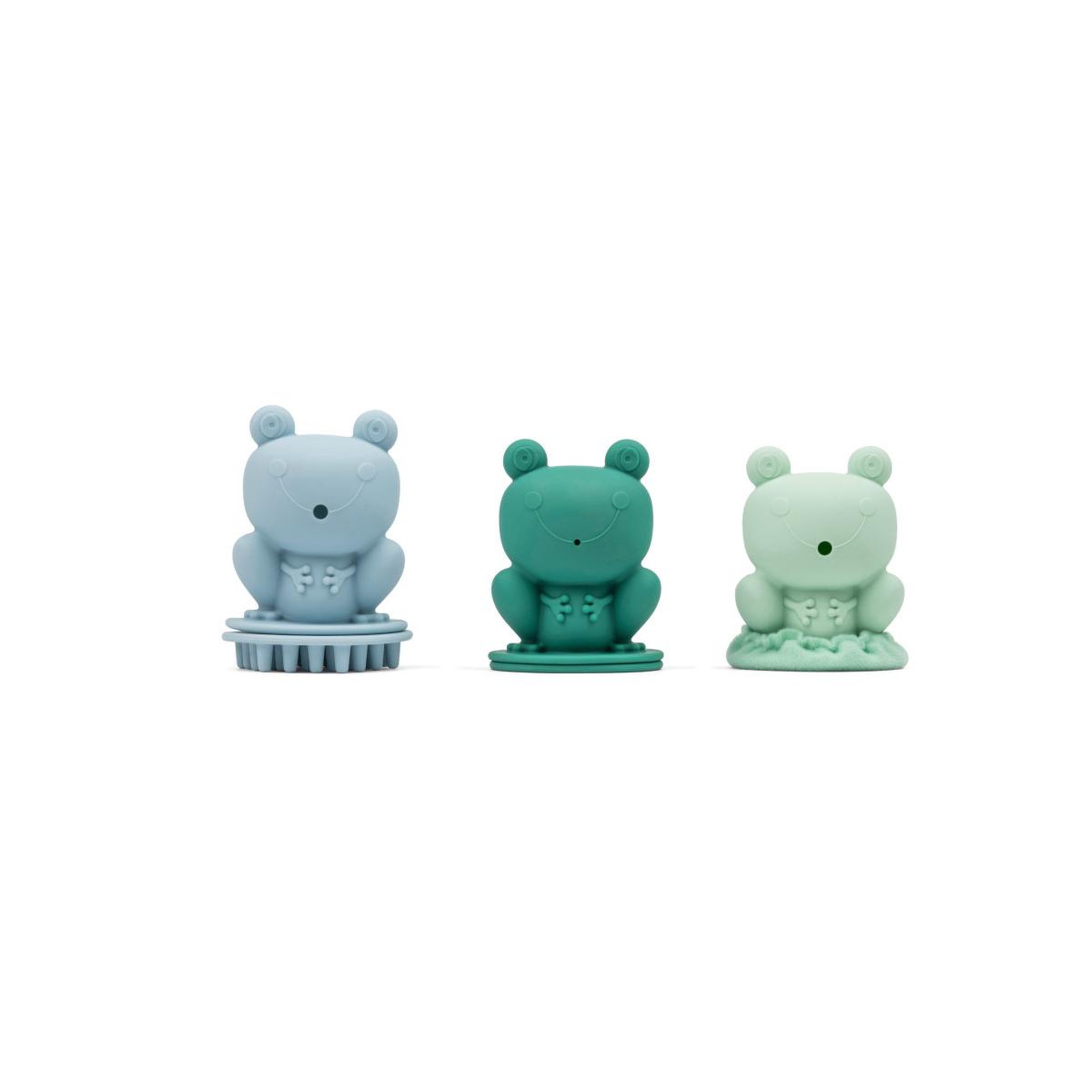 LILLIPUTIENS Set de 3 Grenouilles de bain