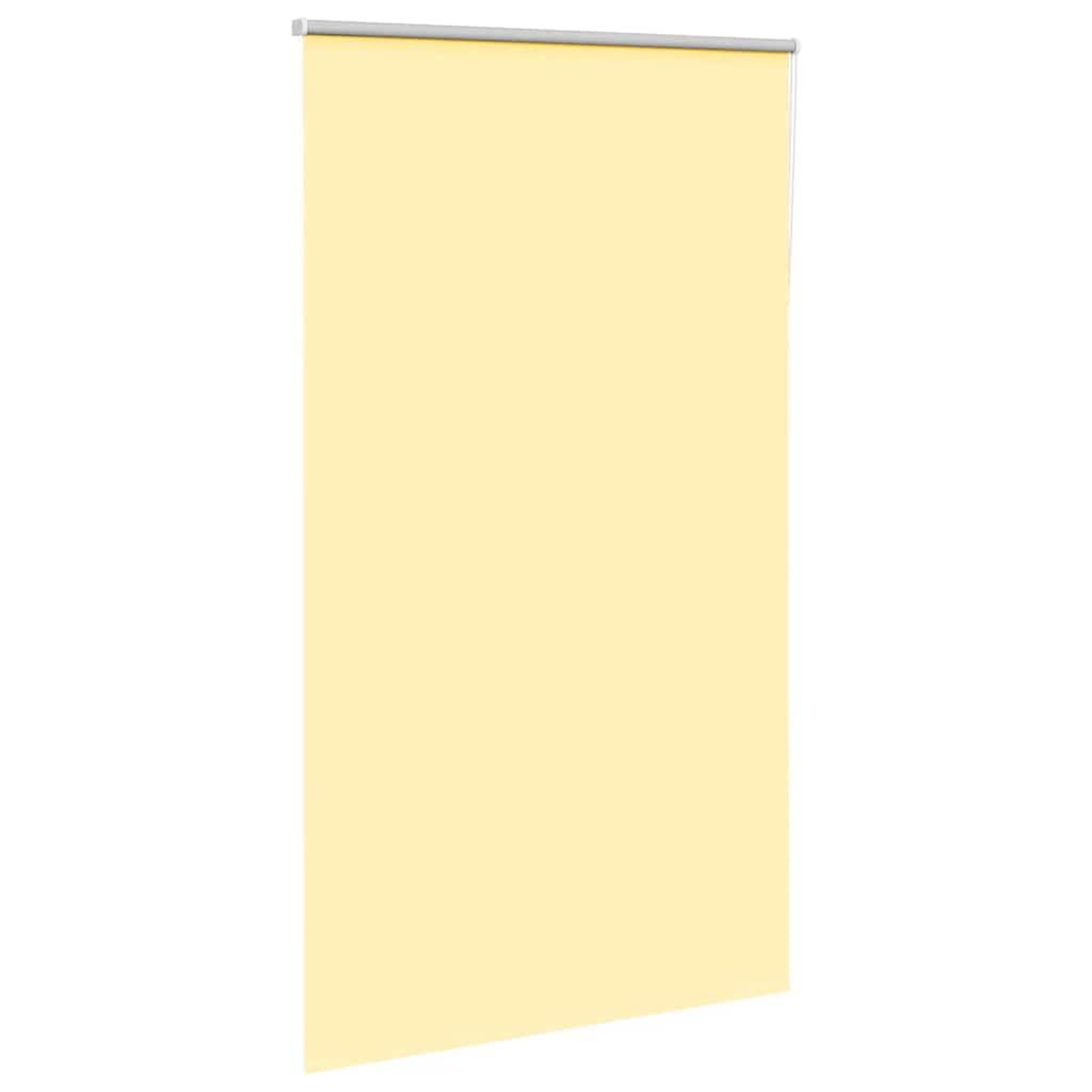 Voir la diapositive 3 : VIDAXL Store enrouleur occultant jaune largeur du tissu 131,6 cm