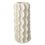 Paris Prix Vase Cylindrique en Céramique  Helix  44cm Blanc
