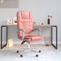 Voir la diapositive 1 : VIDAXL Fauteuil de massage inclinable de bureau Rose Similicuir