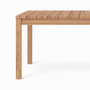 Voir la diapositive 3 : Rendez vous déco Table et chaises de jardin en bois de teck massif 6 personnes-Kora