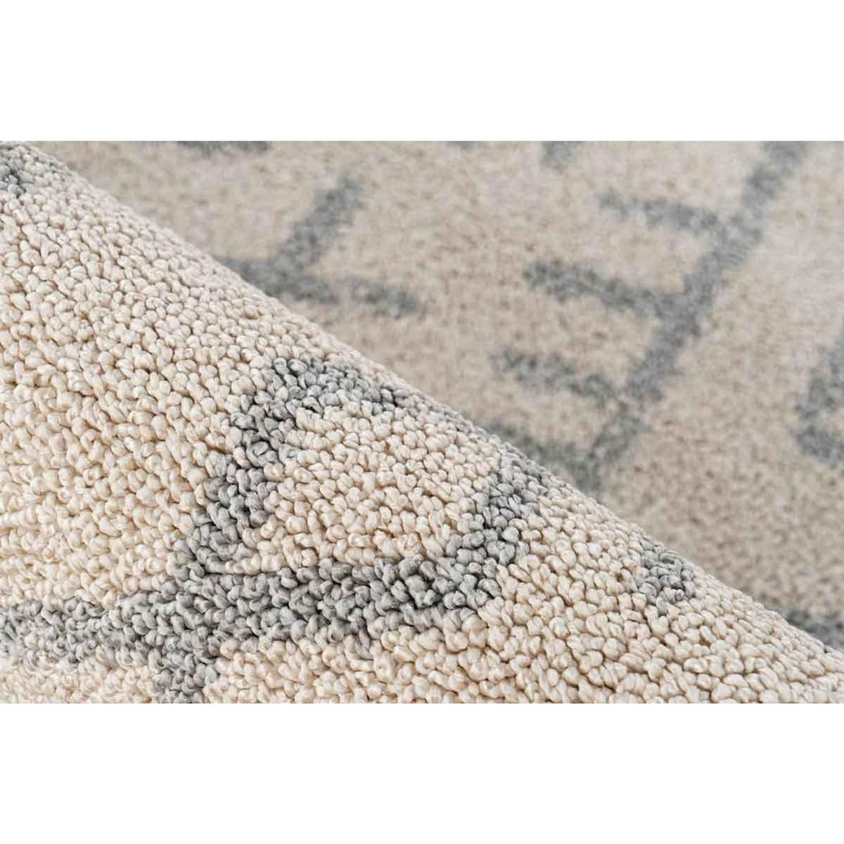 Paris Prix Tapis Tissé Déco Scandinave  Gène II  Beige & Bleu