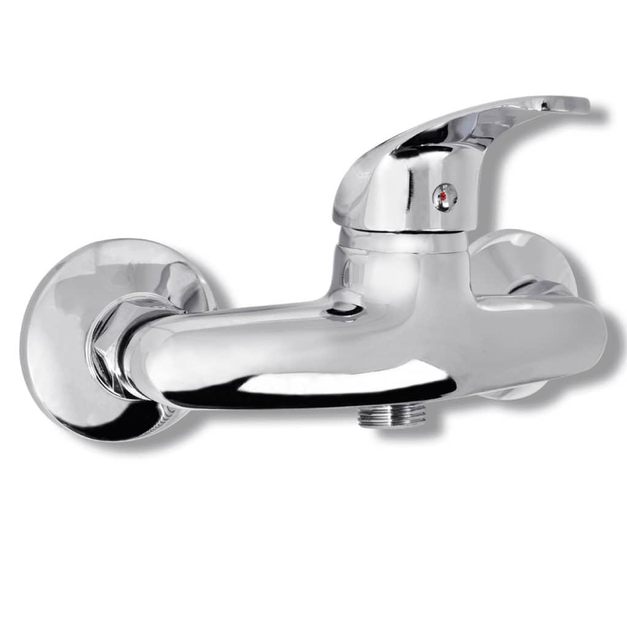 Voir la diapositive 4 : VIDAXL Kit de robinet de douche chrome