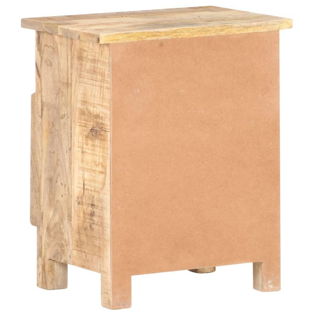 VIDAXL Table de chevet 40x30x50 cm Bois de manguier brut