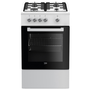 Voir la diapositive 6 : Beko Cuisinière gaz FSG52000DWC