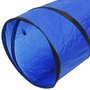 VIDAXL Tunnel pour chien bleu Ø 55x1000 cm polyester