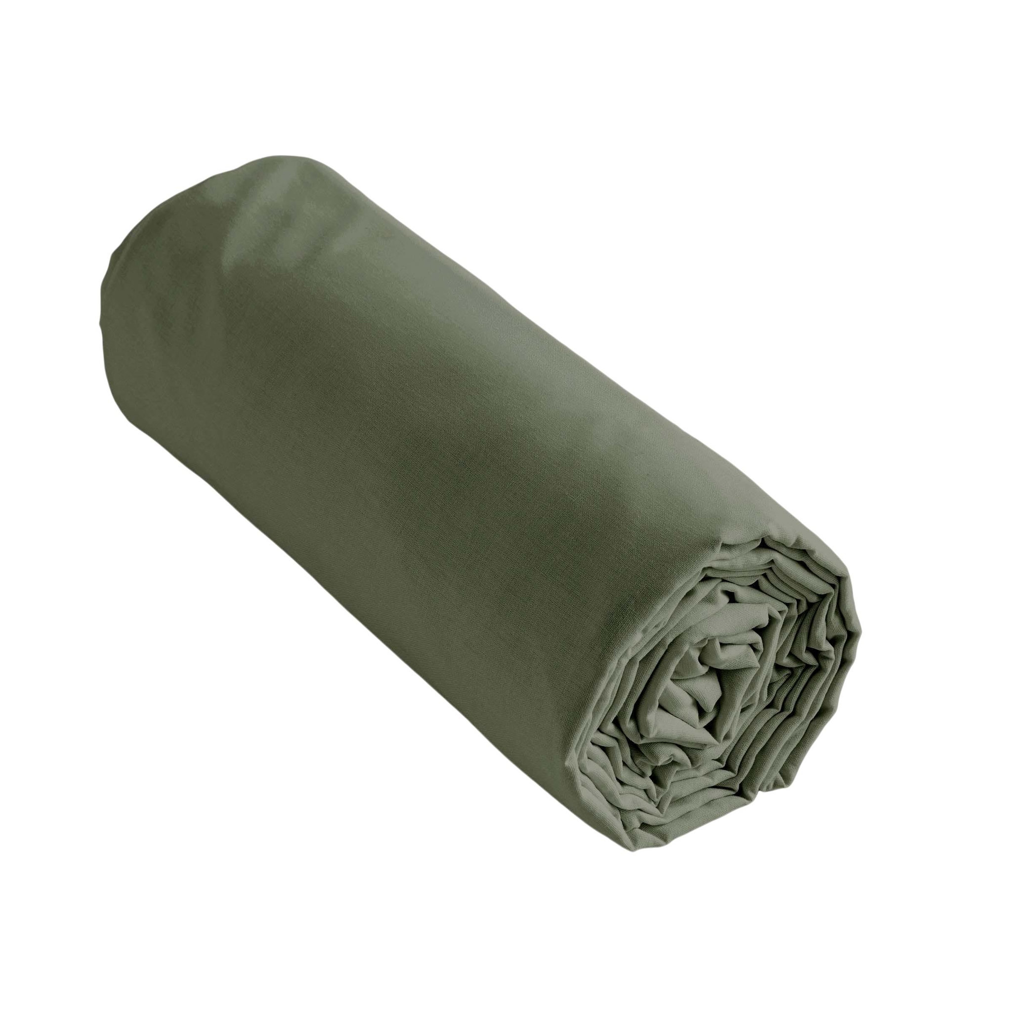 Voir la diapositive 1 : Eden Drap housse double gaze de coton gaïa