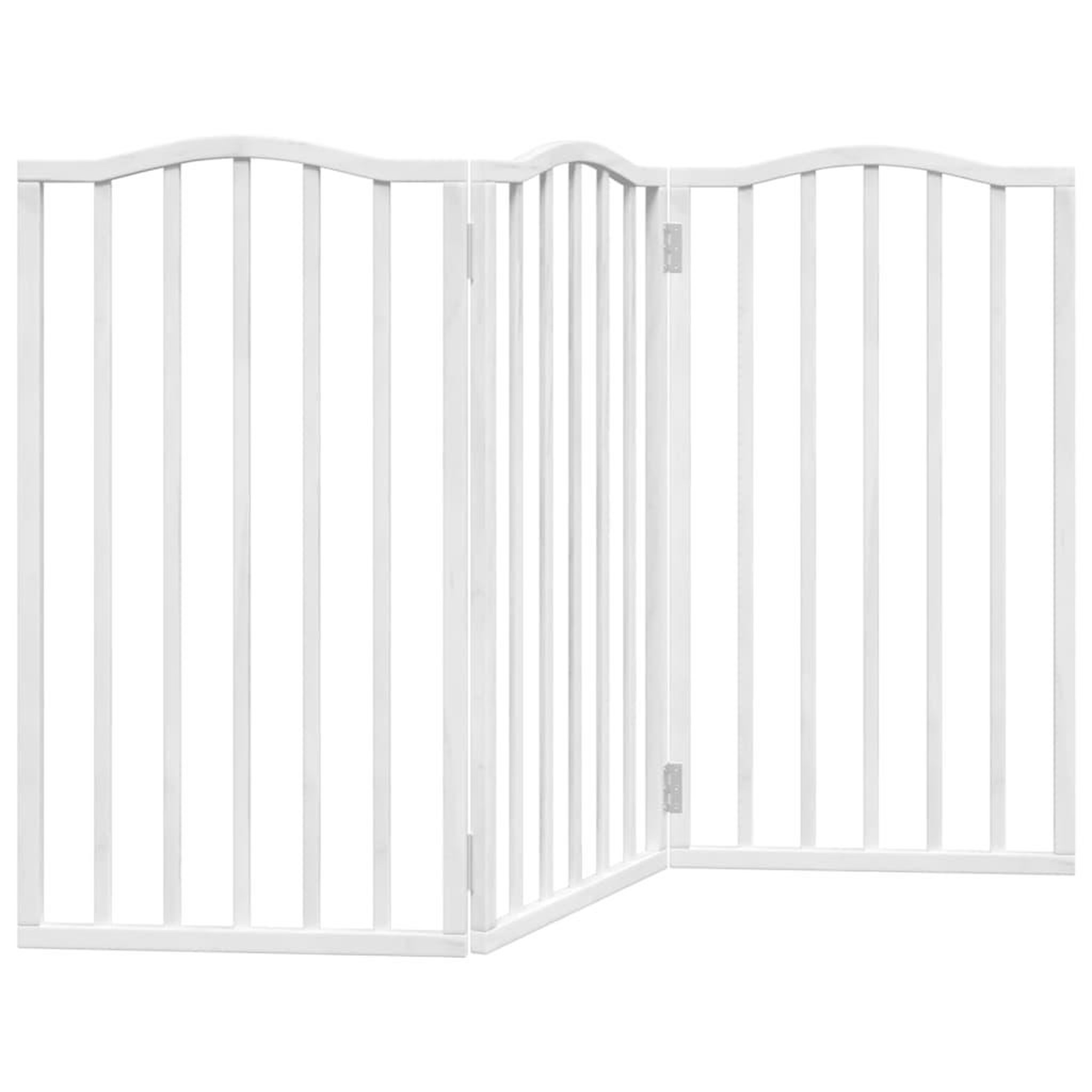 Voir la diapositive 2 : VIDAXL Barriere pour chien pliable 3 panneaux 150 cm bois de peuplier
