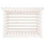 Voir la diapositive 5 : VIDAXL Support pour bois de chauffage Blanc 108x73x79 cm Bois de pin