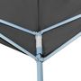 Voir la diapositive 4 : VIDAXL Tente de reception pliable 3 x 9 m Anthracite