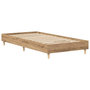 Voir la diapositive 4 : VIDAXL Cadre de lit sans matelas chene artisanal 75x190 cm