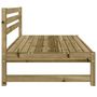 Voir la diapositive 5 : VIDAXL Canapes centraux de jardin 2 pcs 120x80 cm bois de pin impregne