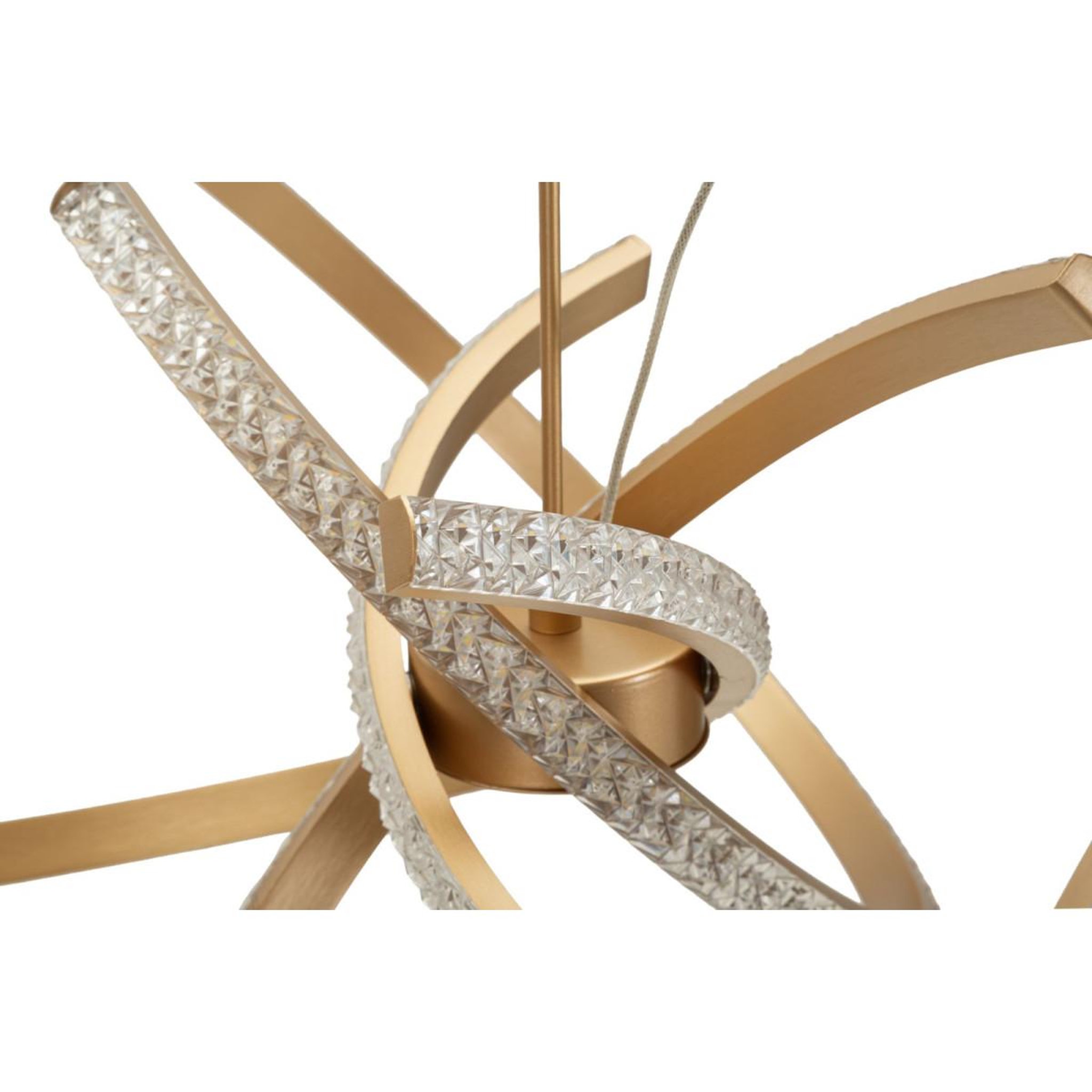 Voir la diapositive 2 : Paris Prix Suspension led  celtic  120cm or