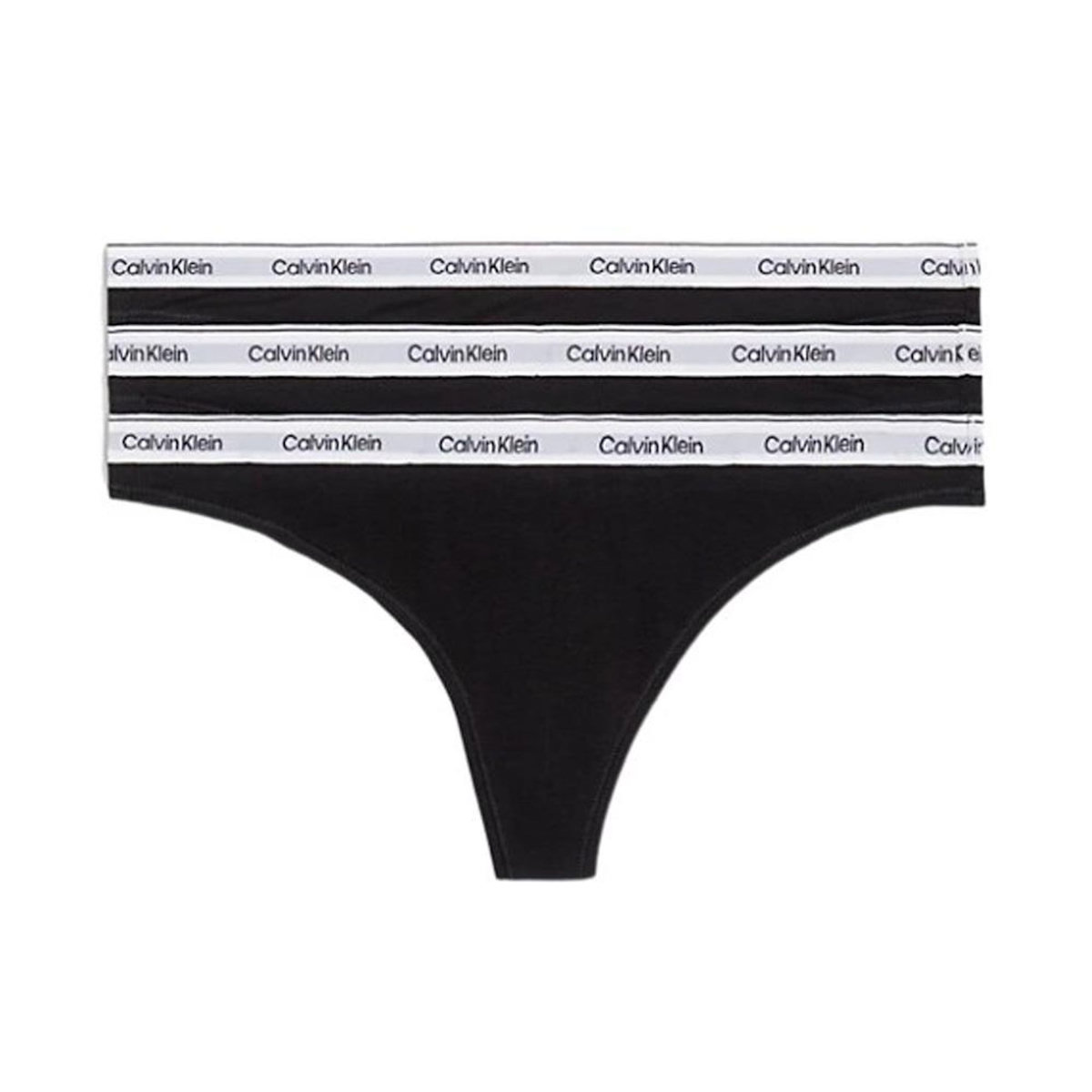 CALVIN KLEIN JEANS X3 Strings  Femme Calvin Klein Thong