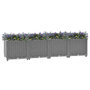 Voir la diapositive 2 : VIDAXL Lit sureleve gris clair 160x40x38 cm Polypropylene