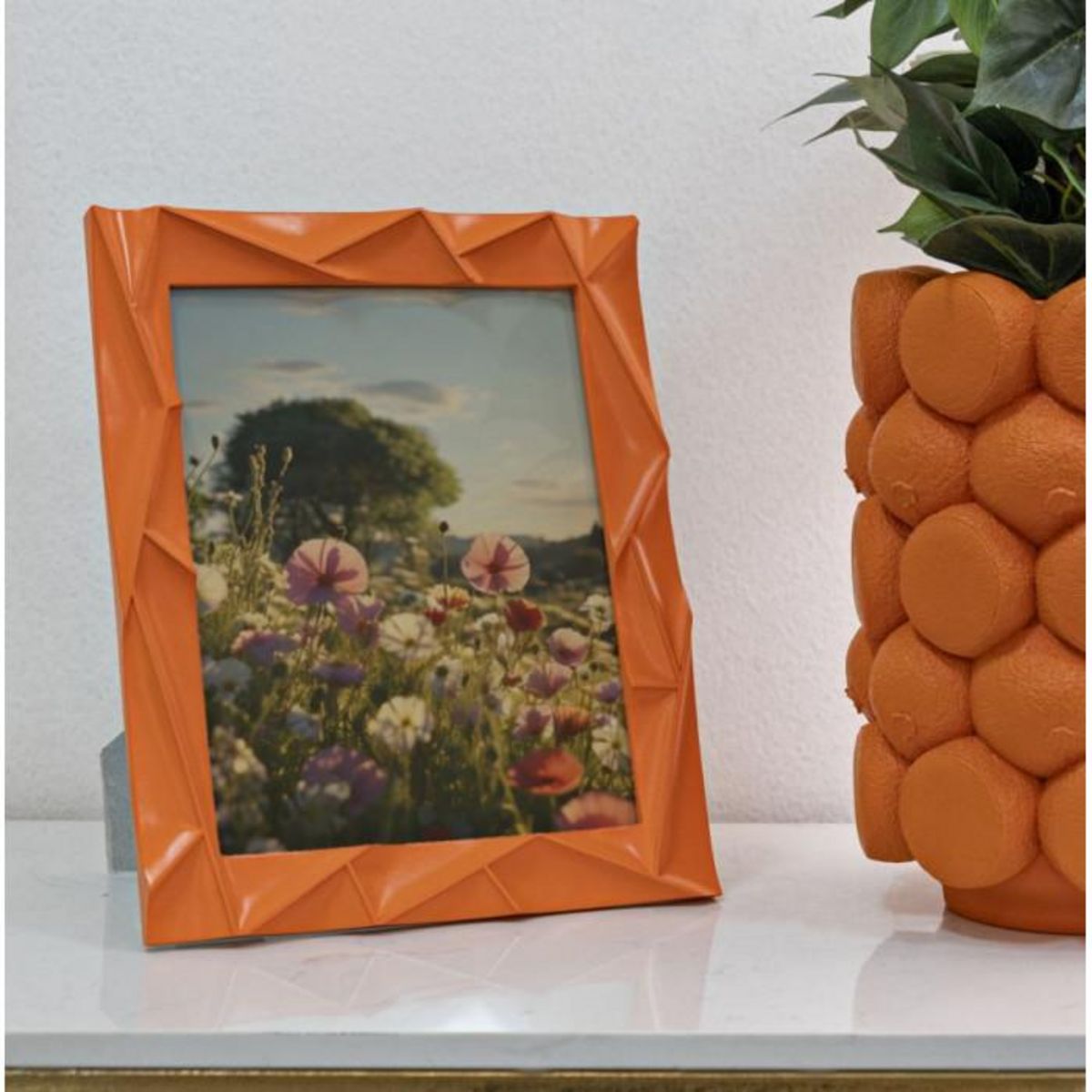Paris Prix Cadre Photo Déco en Résine  Orangy  20x25cm Orange