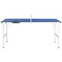 Voir la diapositive 2 : VIDAXL Table de ping pong avec filet 152x76x66 cm Bleu