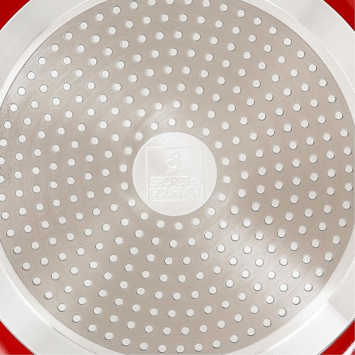 FIVE Faitout en Aluminium  Essentielle  24cm Rouge