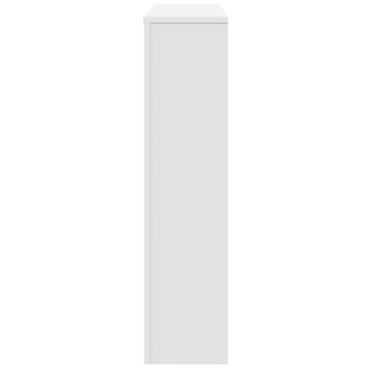 VIDAXL Cache-radiateur blanc 149x20x82 cm bois d'ingenierie