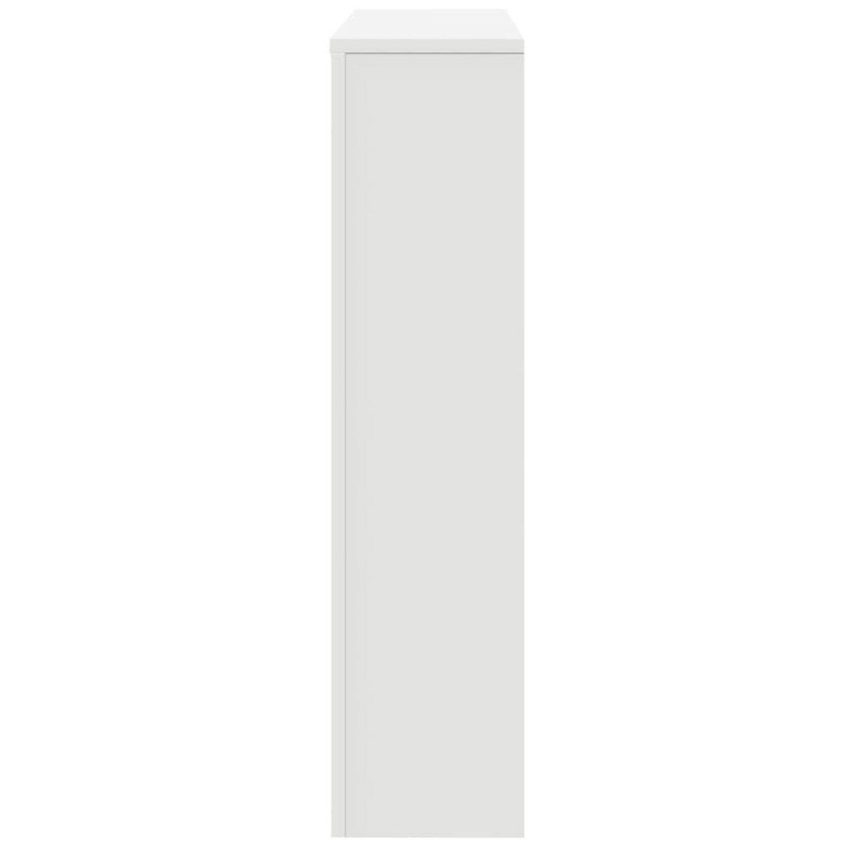 VIDAXL Cache-radiateur blanc 149x20x82 cm bois d'ingenierie