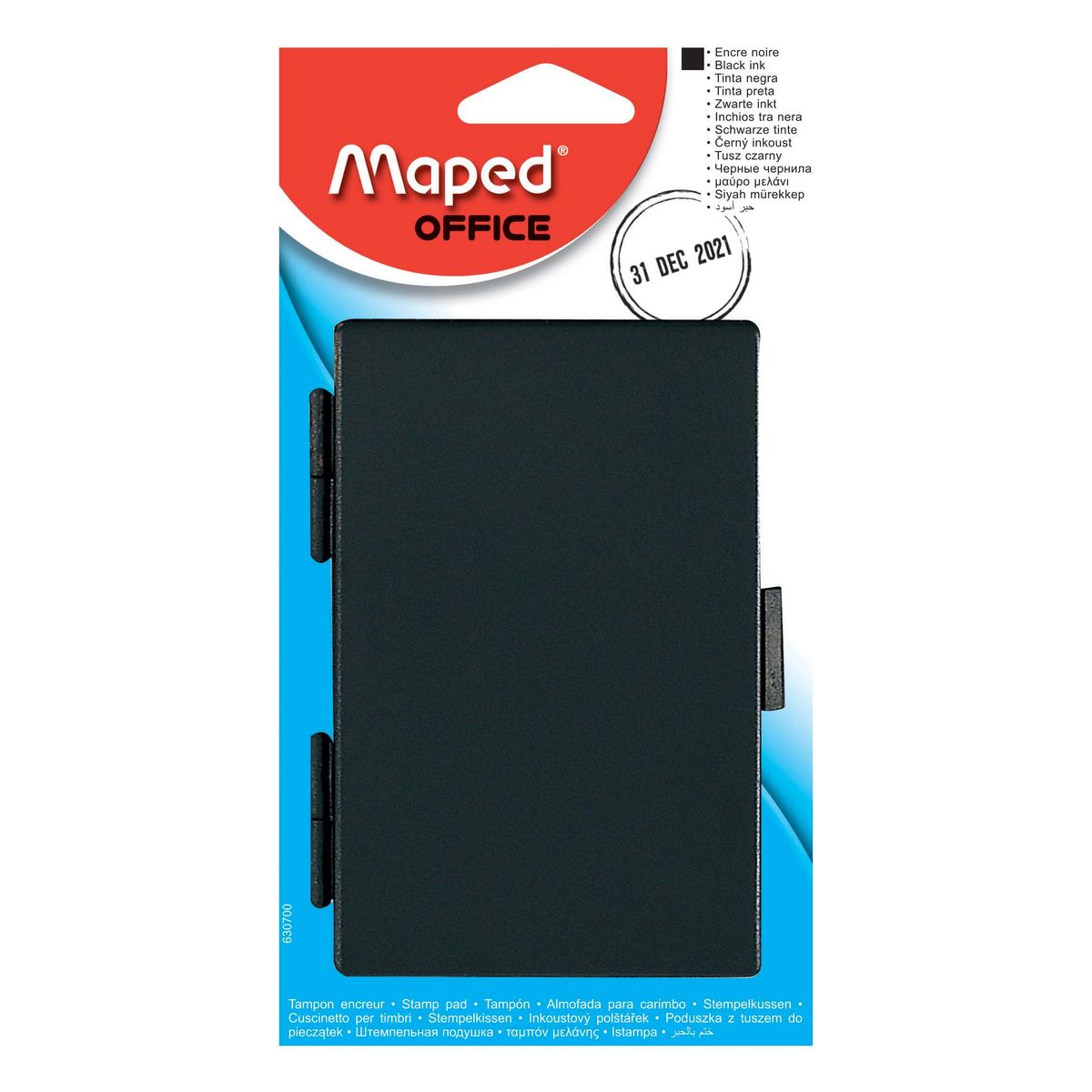 MAPED Encre noire pour tampon encreur