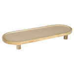 Paris Prix Plat de Présentation Uni en Bois  Dune  50cm Beige