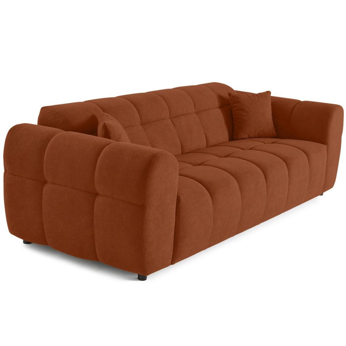 BEST MOBILIER Housse en velours pour canapé déhoussable topaze