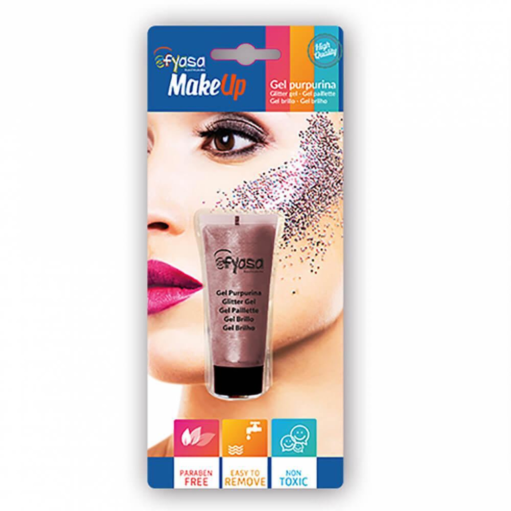 EURO CARNAVALES Gel Paillette multicolore 14 Ml