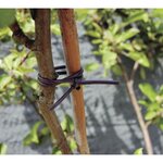 Nortene Lien élastique tubulaire - Marron - 40m 2,5mm