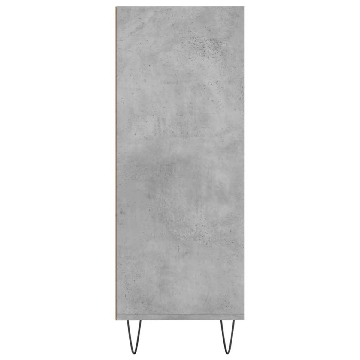 VIDAXL Bibliotheque gris beton 69,5x32,5x90 cm bois d'ingenierie