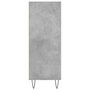Voir la diapositive 5 : VIDAXL Bibliotheque gris beton 69,5x32,5x90 cm bois d'ingenierie