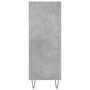 Voir la diapositive 5 : VIDAXL Bibliotheque gris beton 69,5x32,5x90 cm bois d'ingenierie
