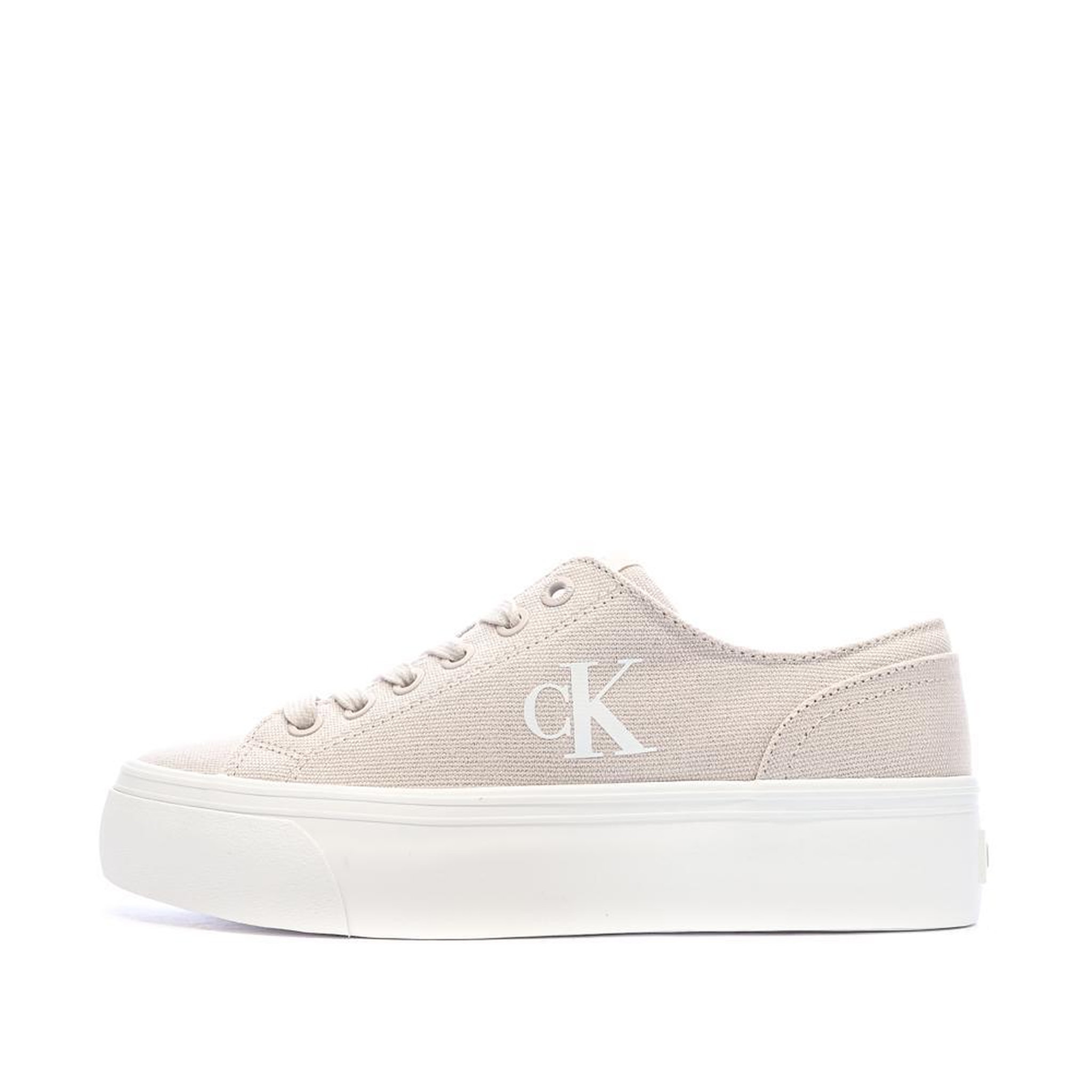 Voir la diapositive 1 : CALVIN KLEIN JEANS Baskets rose pale femme calvin klein jeans vulc