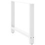 Voir la diapositive 4 : VIDAXL Pieds de table basse blanc 2 pcs 90x(72-73) cm acier