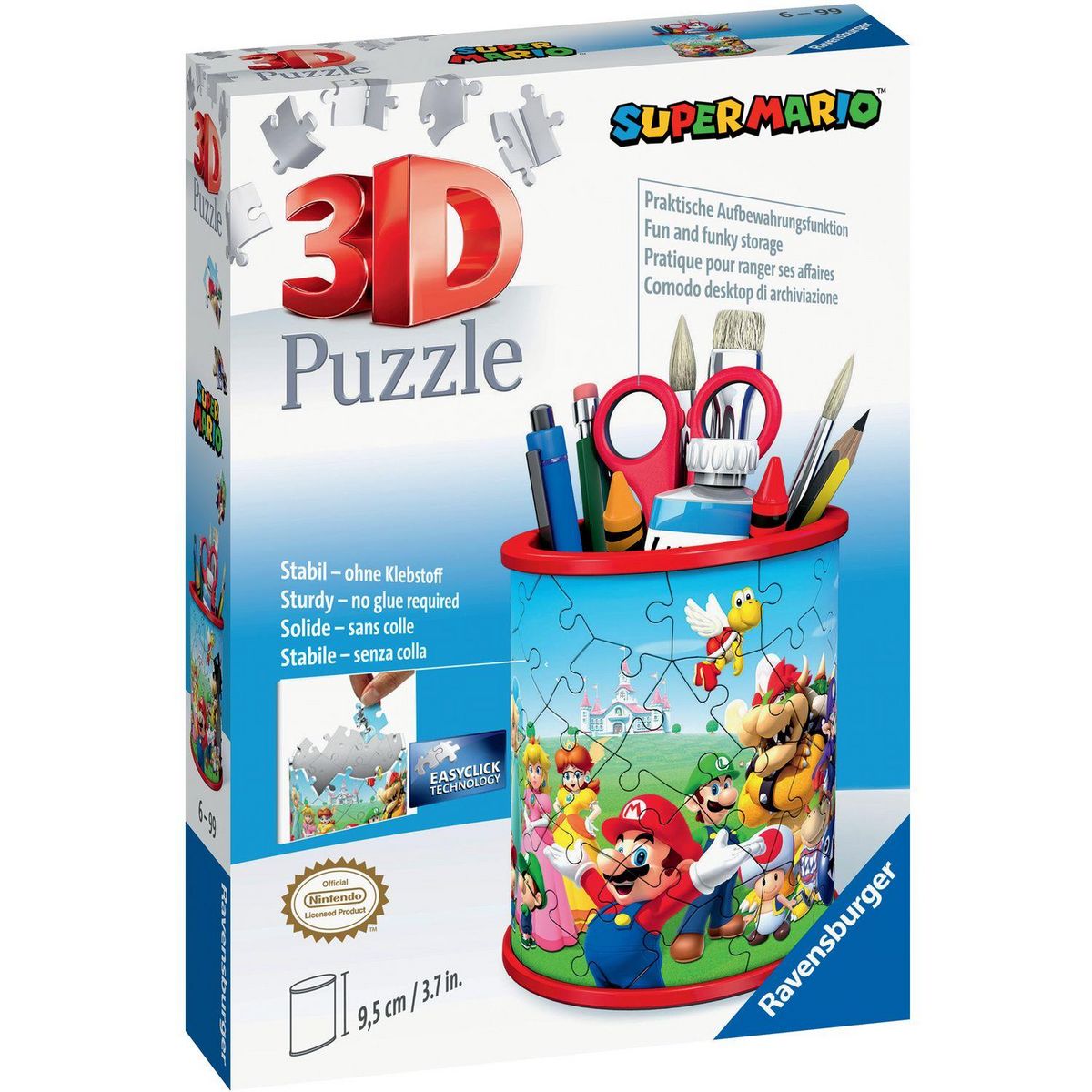 RAVENSBURGER Puzzles 3D 54 pièces Pot à Crayons