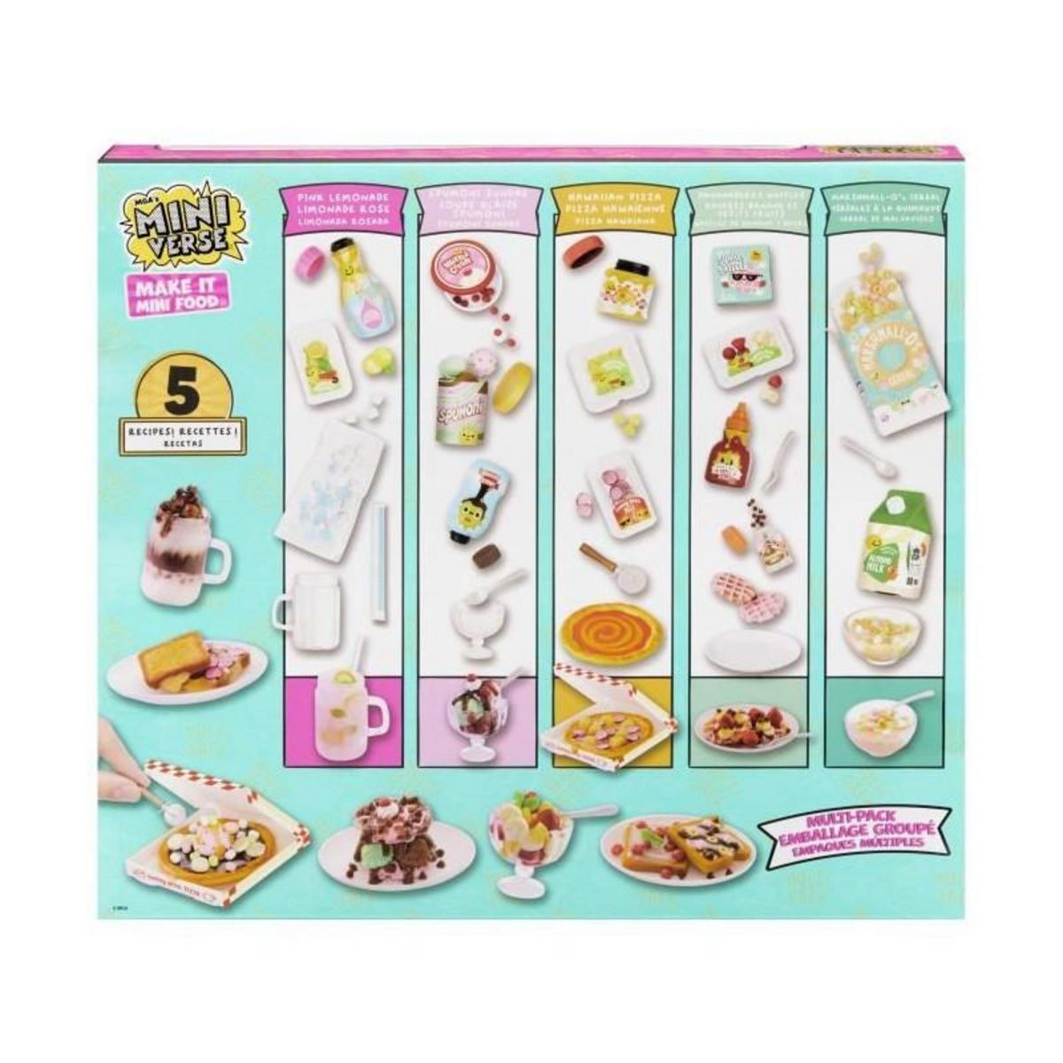 Little Tikes MGA's Miniverse - Make It Mini: Multi Pack de 4/5 recettes uniques