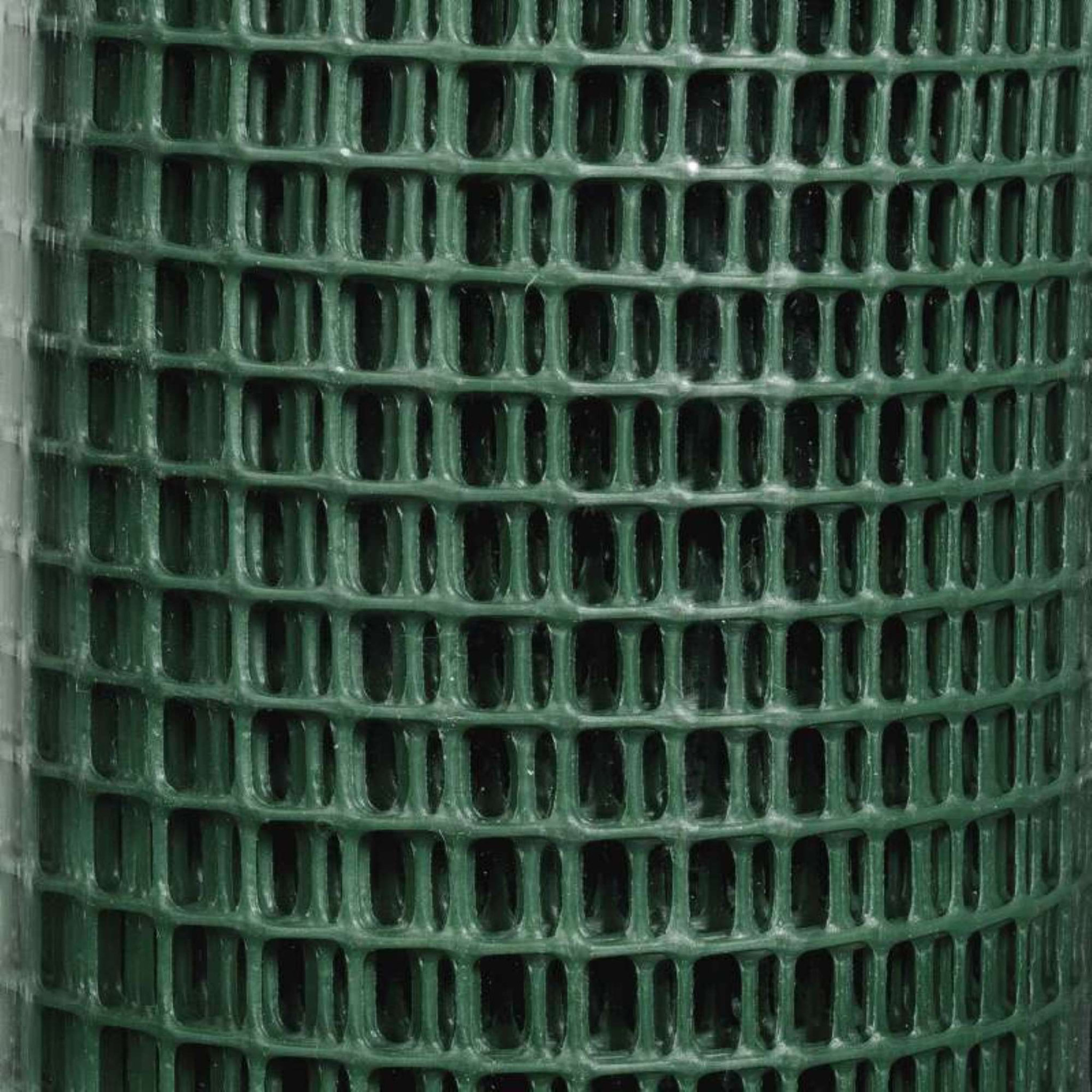 Voir la diapositive 1 : Tenax Grillage plastique vert 9x9 mm Taille 0,5 x 5 m