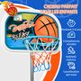 Voir la diapositive 6 : HOMCOM Panier de basket-ball sur pied avec poteau base lestage panneau + ballon + pompe hauteur réglable 1,26 – 1,58 m